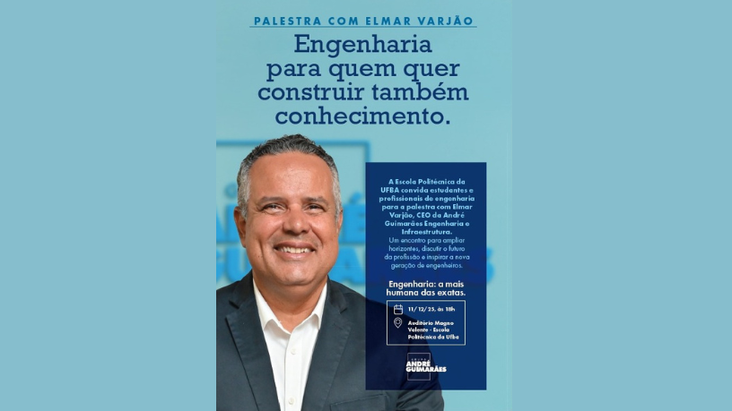 A logística e suprimentos bem estruturados reduzem riscos e atrasos em grandes empreendimentos, segundo Elmar Juan Passos Varjão Bomfim.